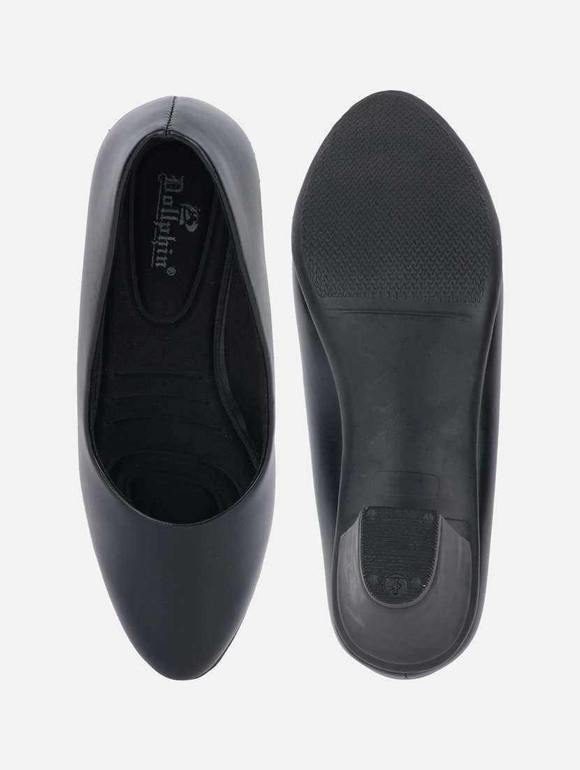 women solid slip on pump - 22292201 -  Standard Image - 5