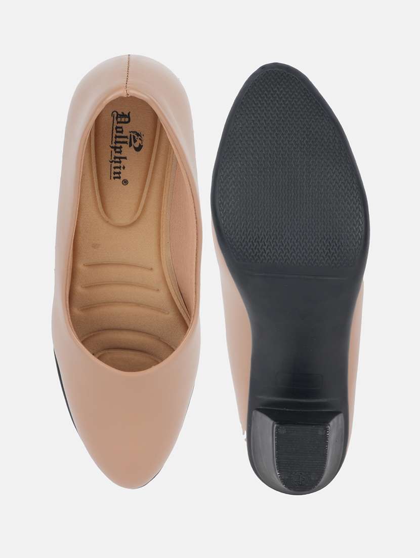 women solid slip on pump - 22292202 -  Standard Image - 5