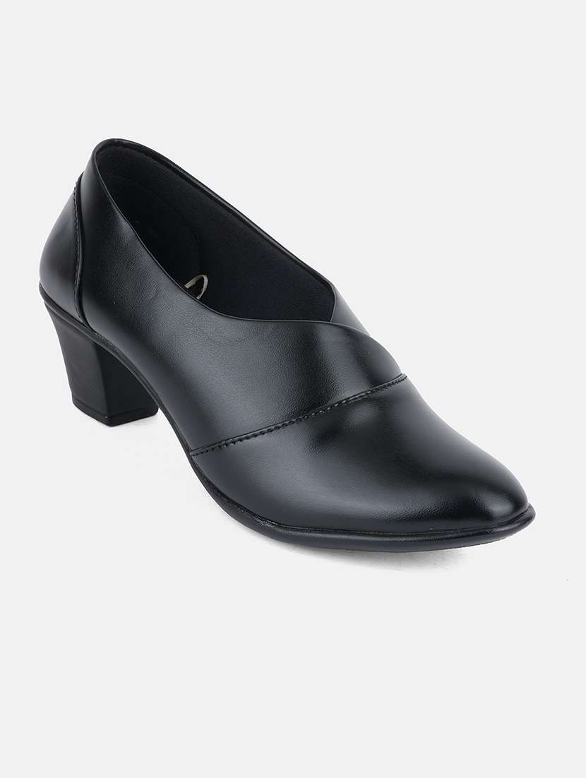 women solid slip on pump - 22292203 -  Standard Image - 3