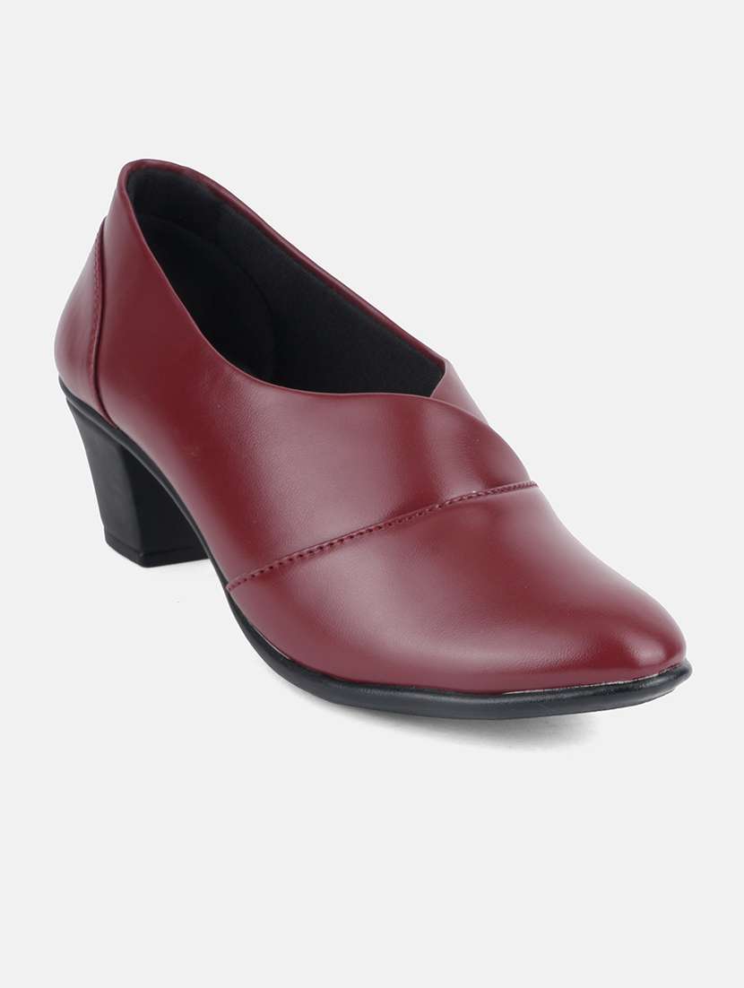 women solid slip on pump - 22292204 -  Standard Image - 3