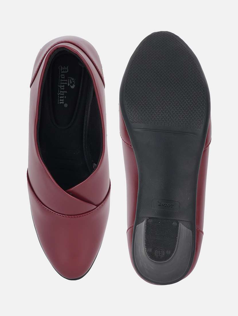 women solid slip on pump - 22292204 -  Standard Image - 5