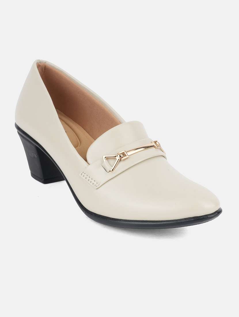 women solid slip on pump - 22292209 -  Standard Image - 3