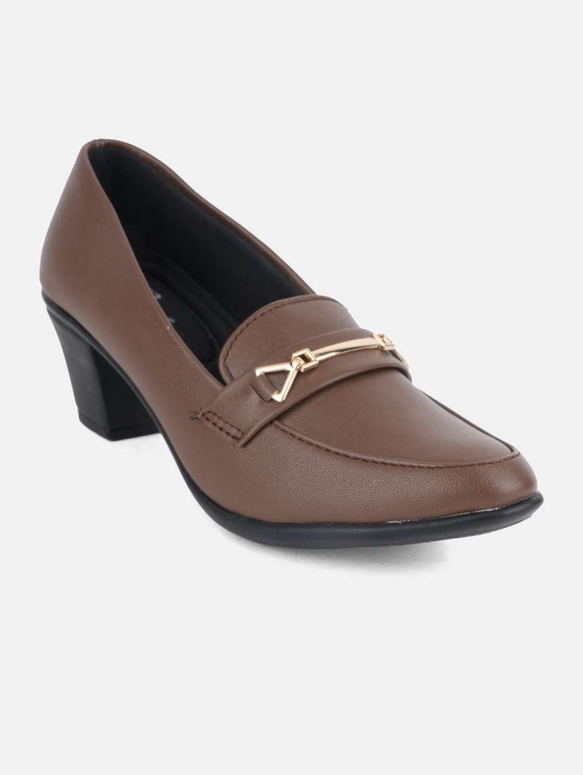 women solid slip on pump - 22292212 -  Standard Image - 3