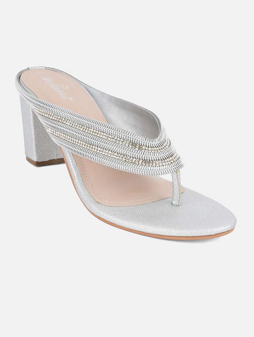 women embellsihed slip on sandal - 22292215 -  Standard Image - 3