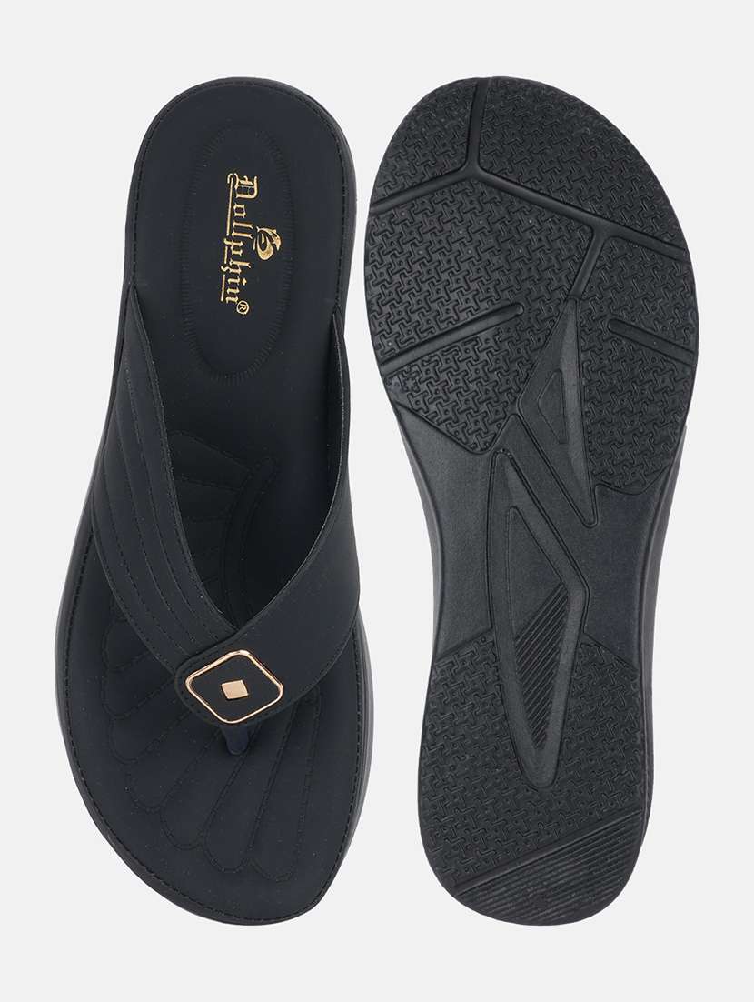 women black slip on wedge - 22292220 -  Standard Image - 5