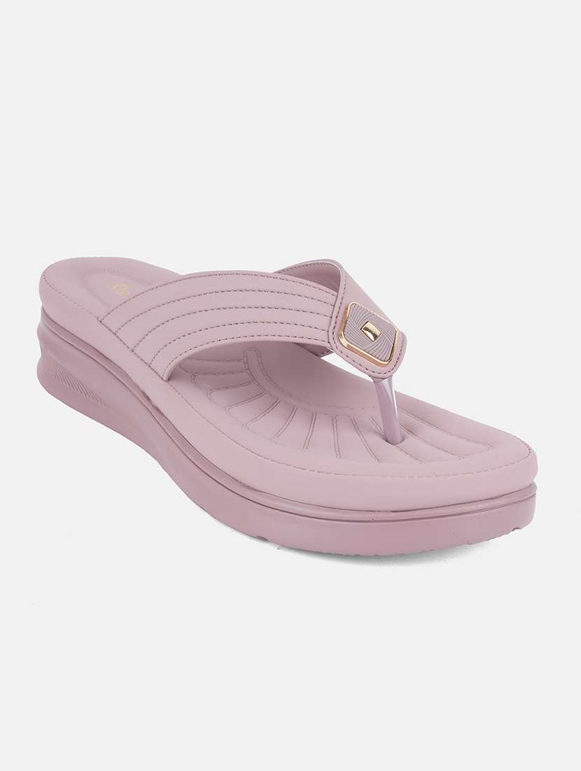 women solid platform wedge - 22292223 -  Standard Image - 3