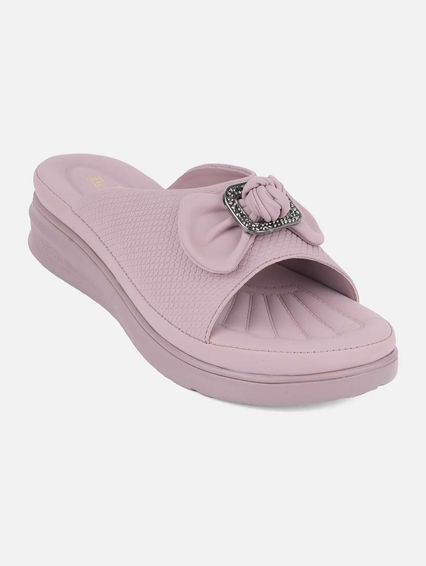 women solid platform wedge - 22292229 -  Standard Image - 3