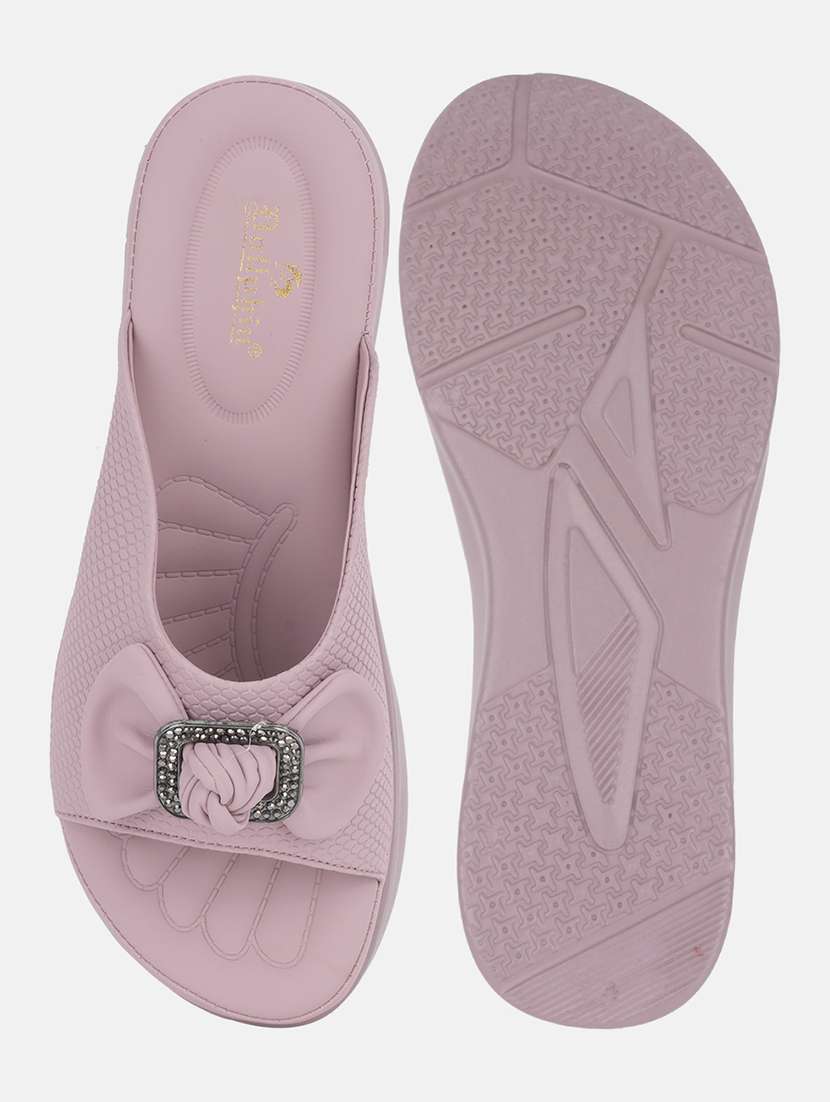 women solid platform wedge - 22292229 -  Standard Image - 5