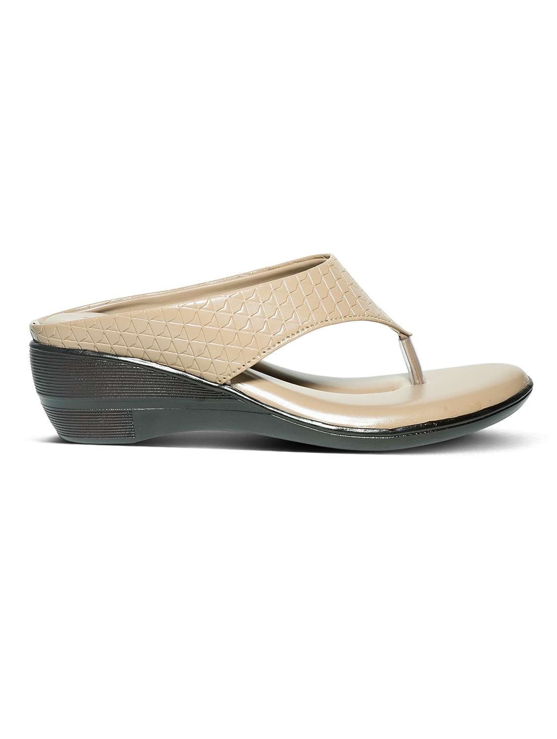 women solid slip on wedge - 22292249 -  Standard Image - 3