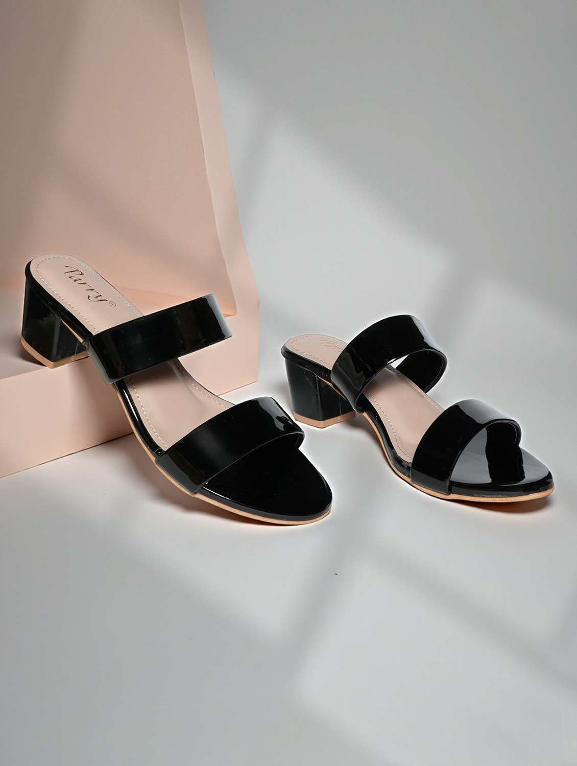 women black slip on sandal