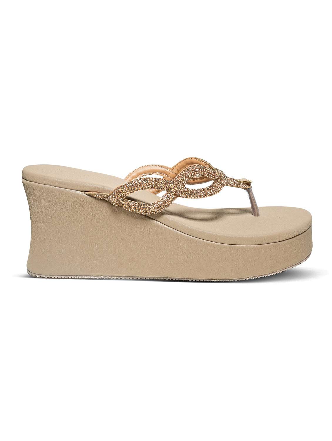 women solid slip on wedge - 22292289 -  Standard Image - 3