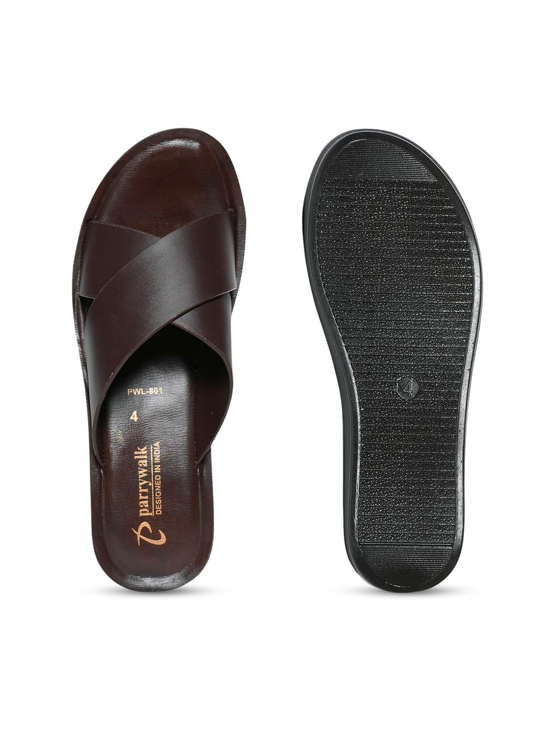 women brown slip on wedge - 22292296 -  Standard Image - 5