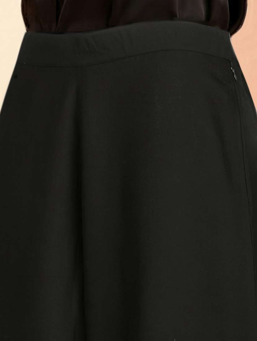 women embroidered high rise flared palazzo - 22292583 -  Standard Image - 5