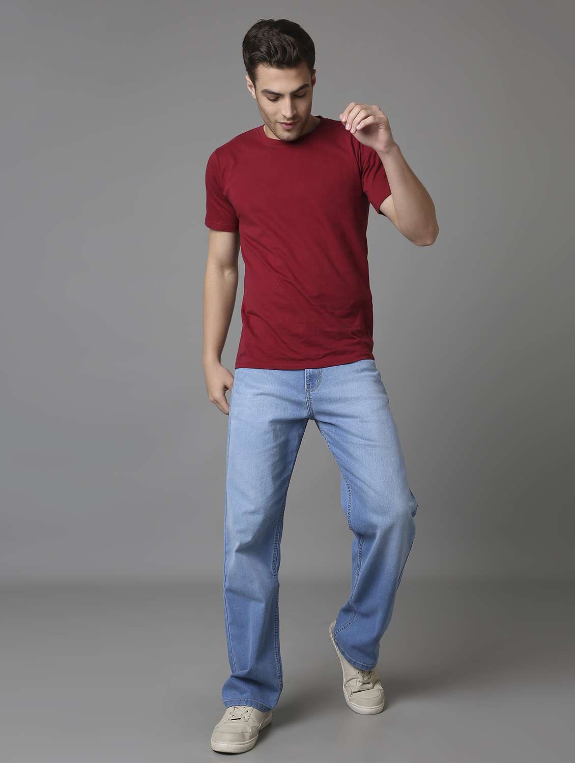 men washed high rise full length jeans - 22292675 -  Standard Image - 5
