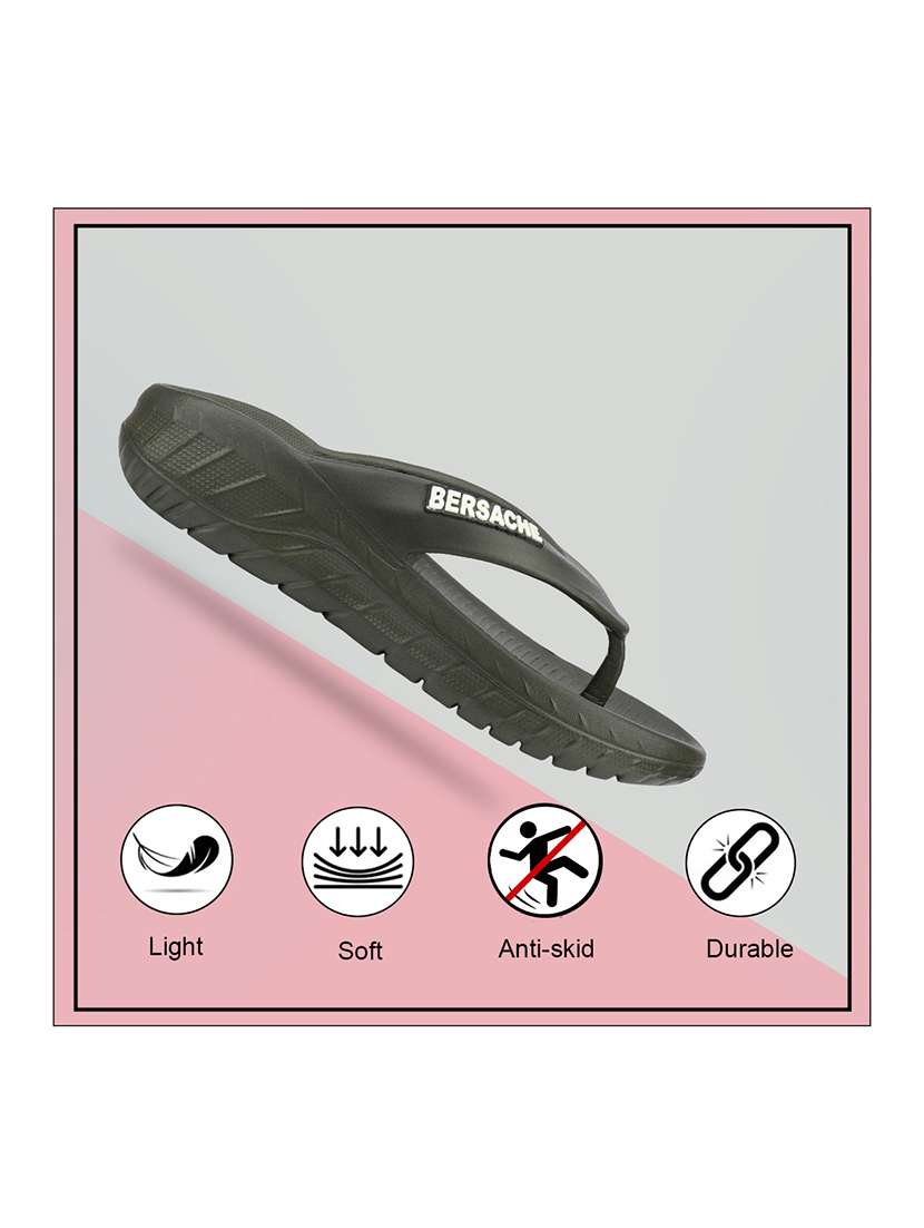 men solid toe seperator slipper - 22293005 -  Standard Image - 3