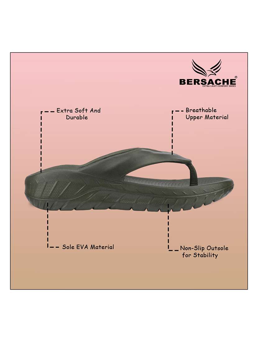 men solid toe seperator slipper - 22293005 -  Standard Image - 5