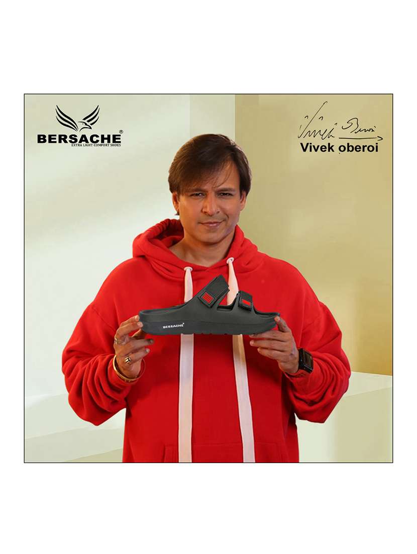 men solid slip on slider - 22293011 -  Standard Image - 5