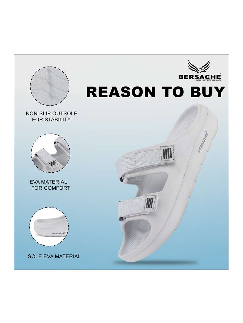 men solid slip on slider - 22293012 -  Standard Image - 3