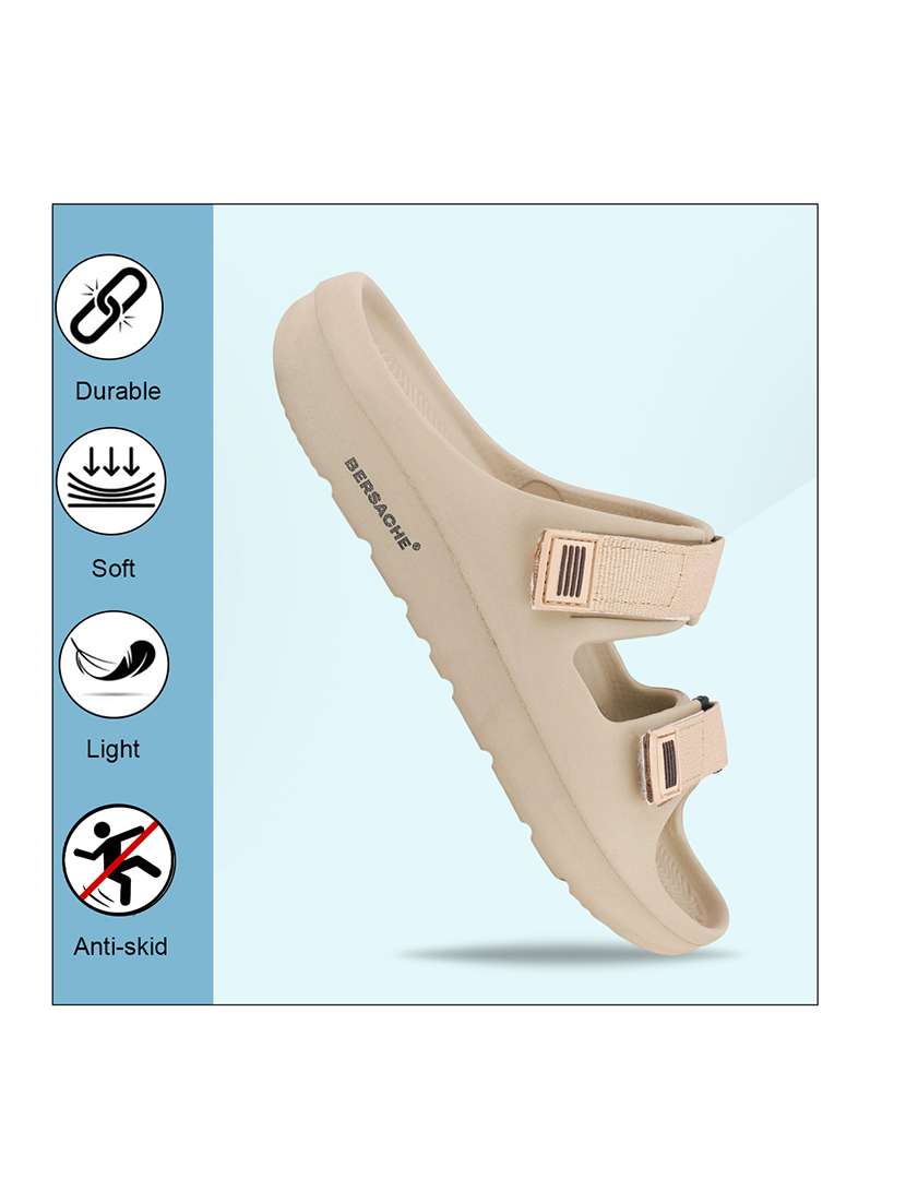 men solid slip on slider - 22293013 -  Standard Image - 3