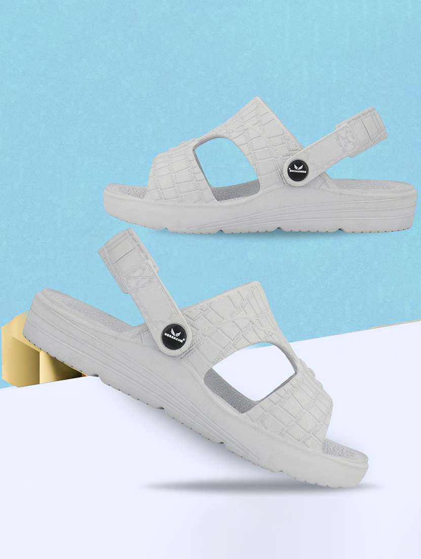 men textured slip on slider