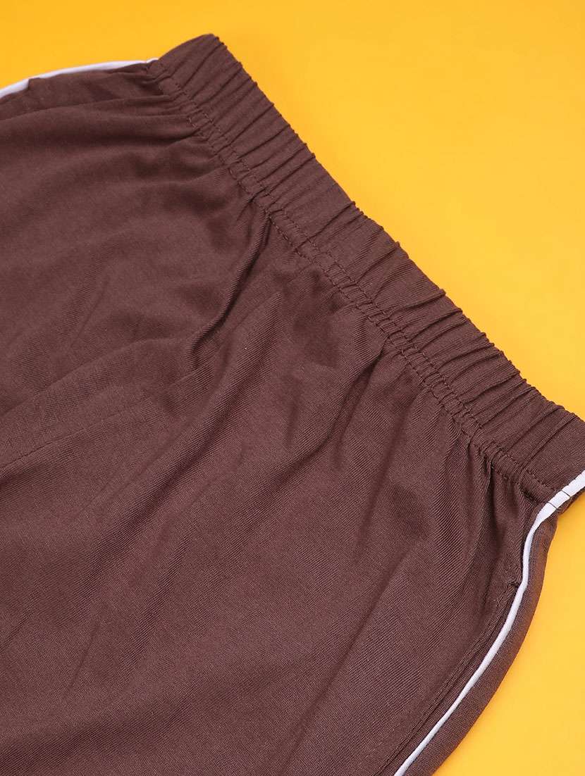 boys solid mid rise track pants - 22293216 -  Standard Image - 3