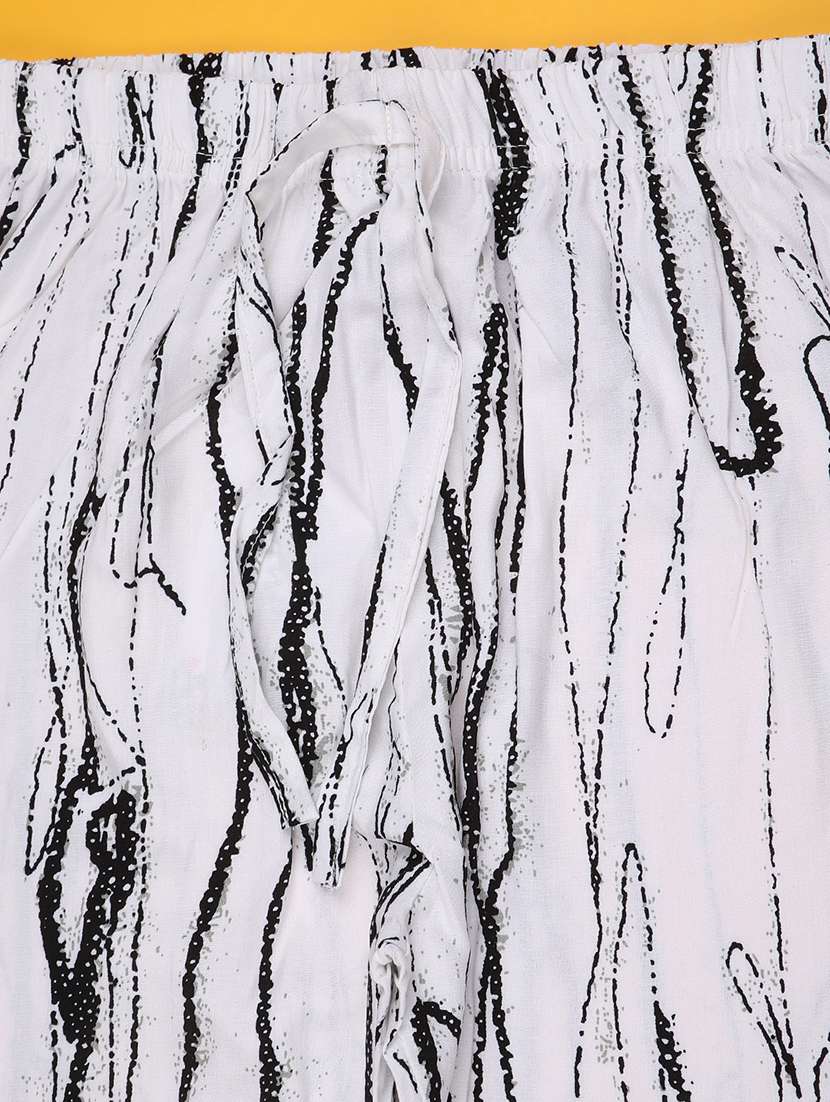 girls printed mid rise loungewear pyjama - 22293218 -  Standard Image - 3