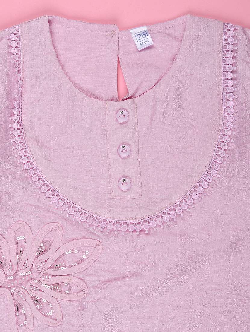 girls embellished bell sleeve top - 22293308 -  Standard Image - 3