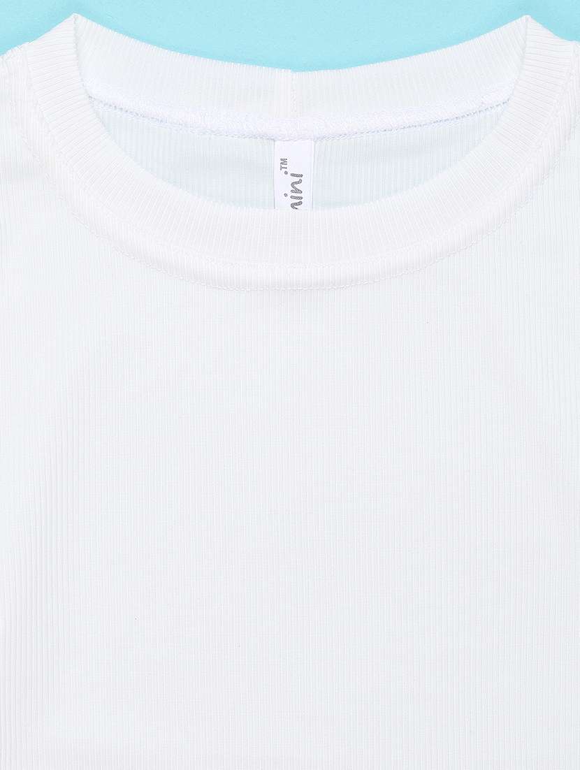 girls solid short sleeve tee - 22293445 -  Standard Image - 3