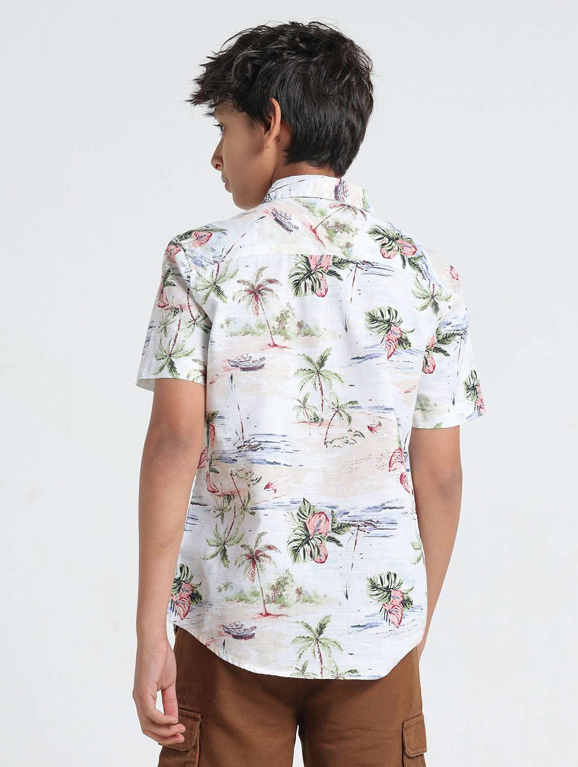 red cotton shirt - 22293462 -  Standard Image - 3