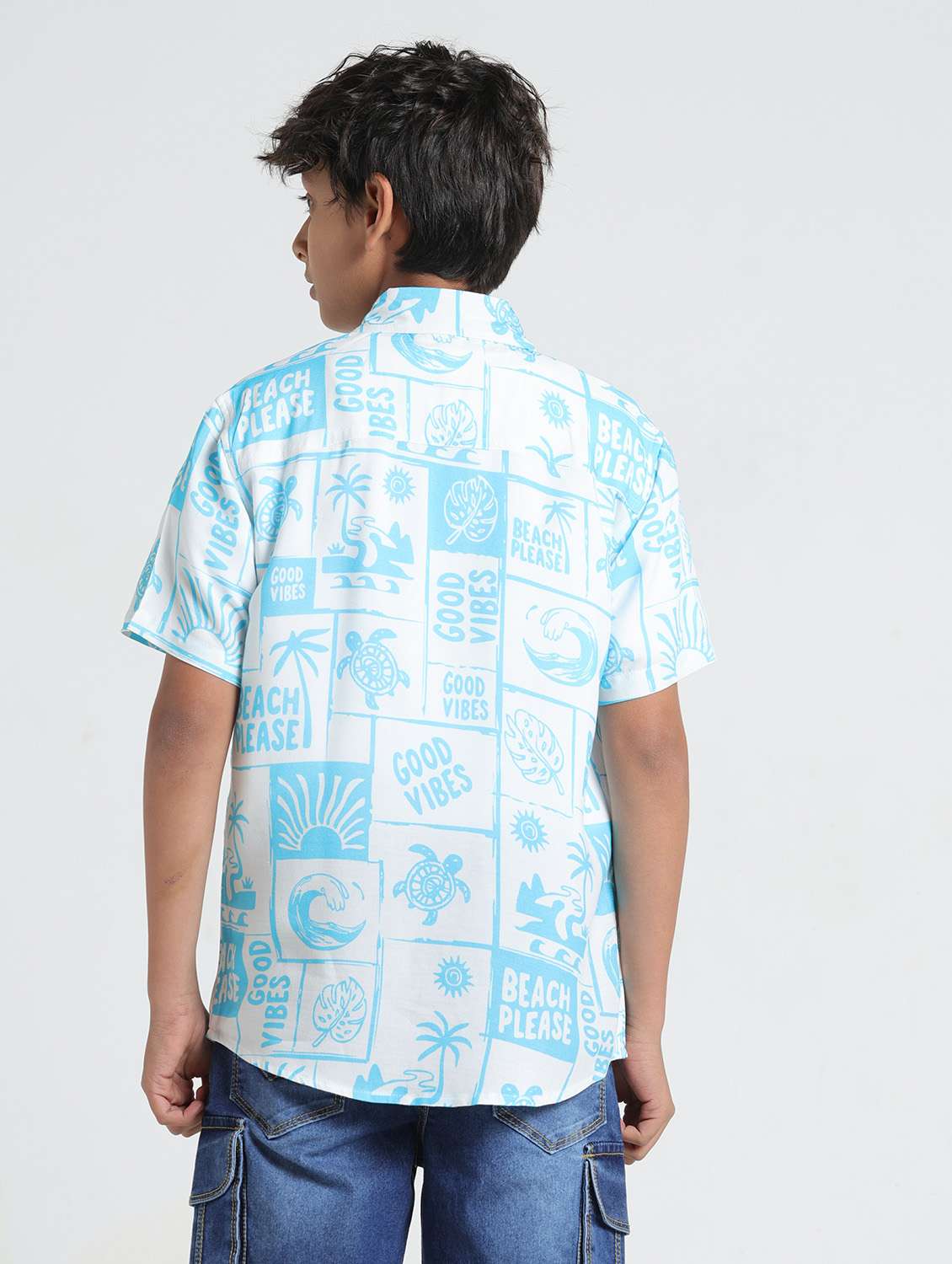 blue cotton shirt - 22293470 -  Standard Image - 3