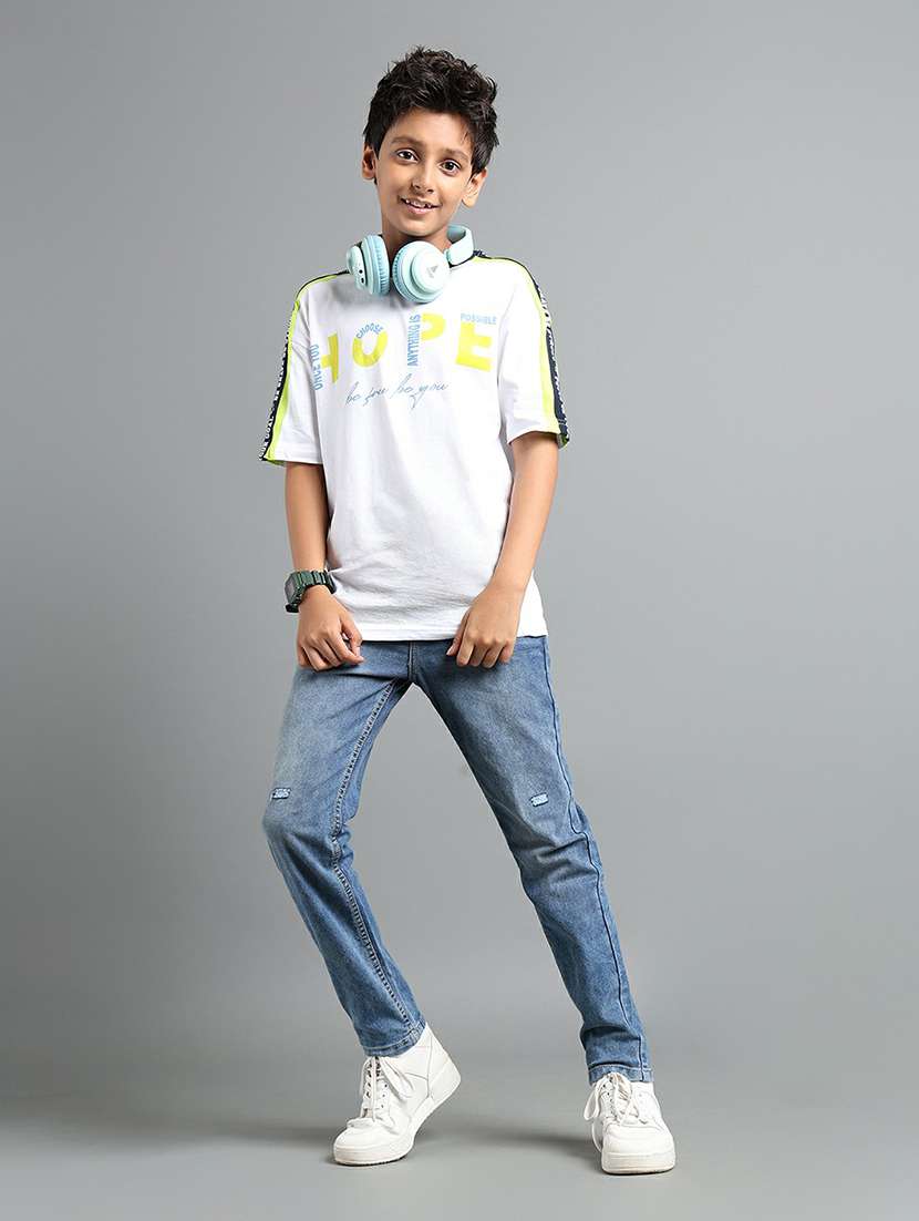 boys distressed mid rise slim fit jean - 22293619 -  Standard Image - 3