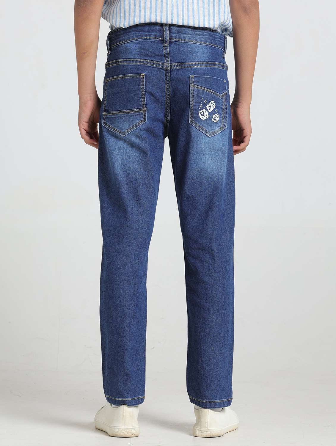 blue denim distressed jean - 22293628 -  Standard Image - 3