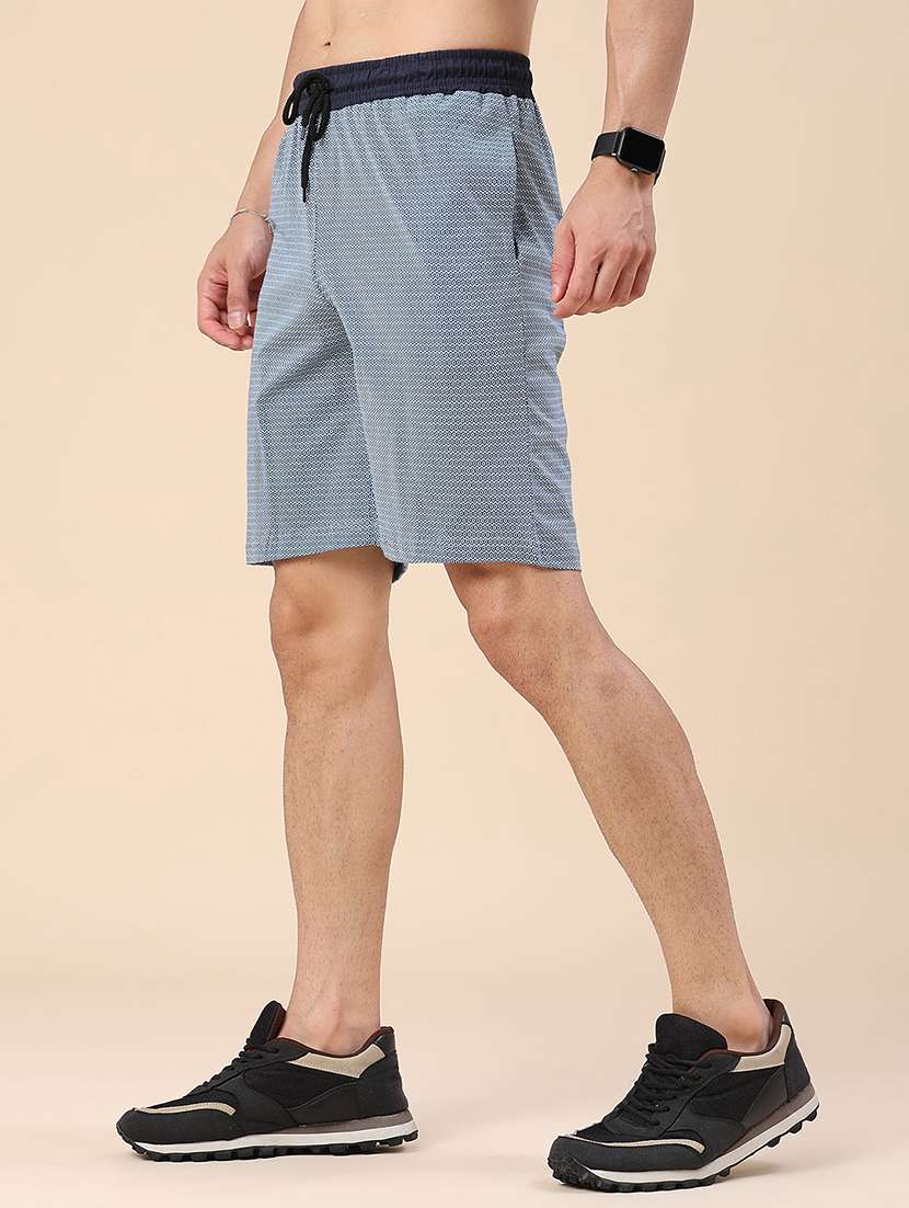 men printed mid rise regular fit shorts - 22293767 -  Standard Image - 3