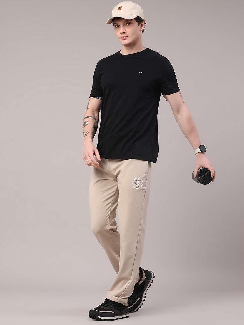 men printed mid rise regular fit trackpant - 22293790 -  Standard Image - 5