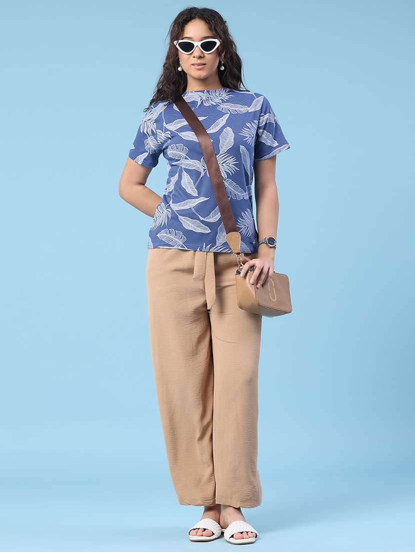 women printed round neck t-shirt - 22293850 -  Standard Image - 5
