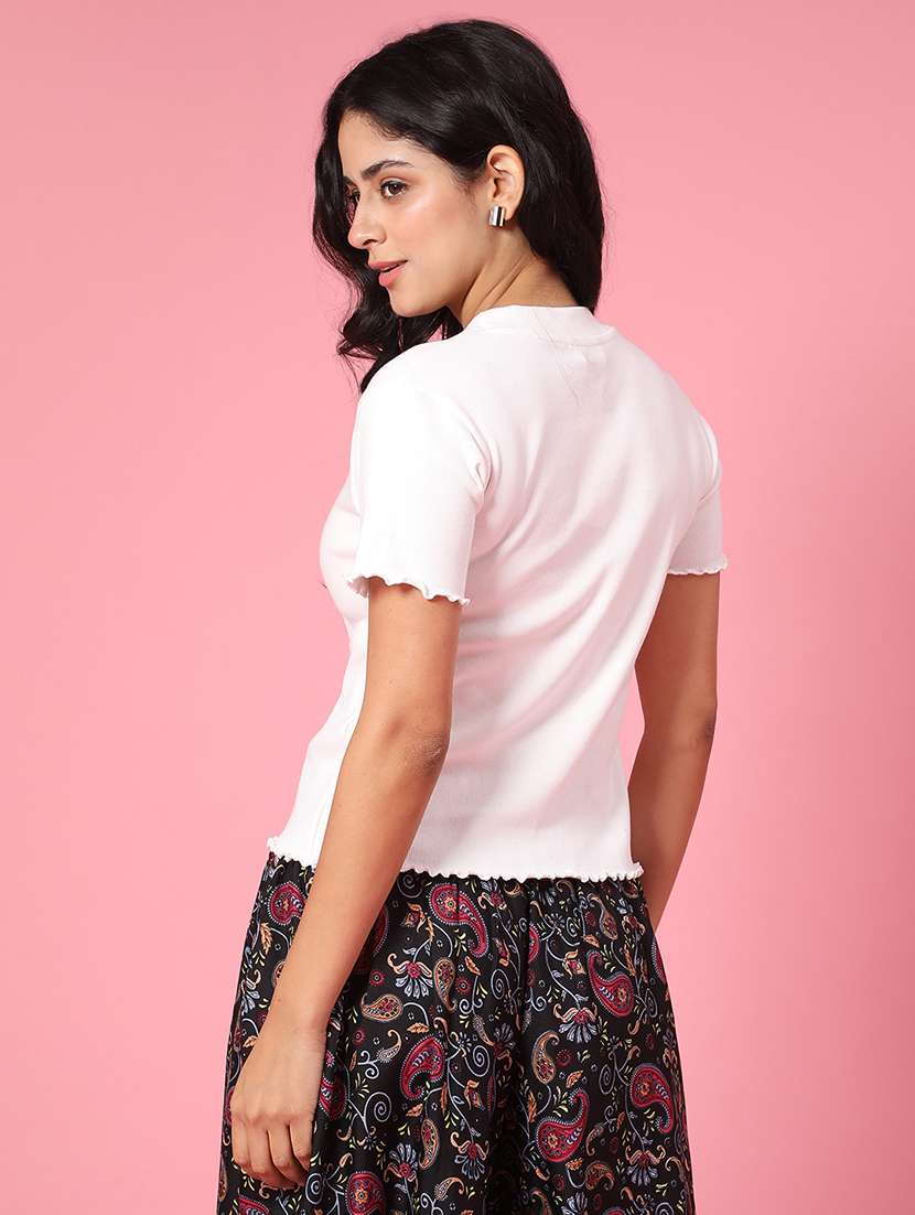 Women Printed Short Sleeves Regular Fit T-shirt - 22293854 -  Standard Image - 3