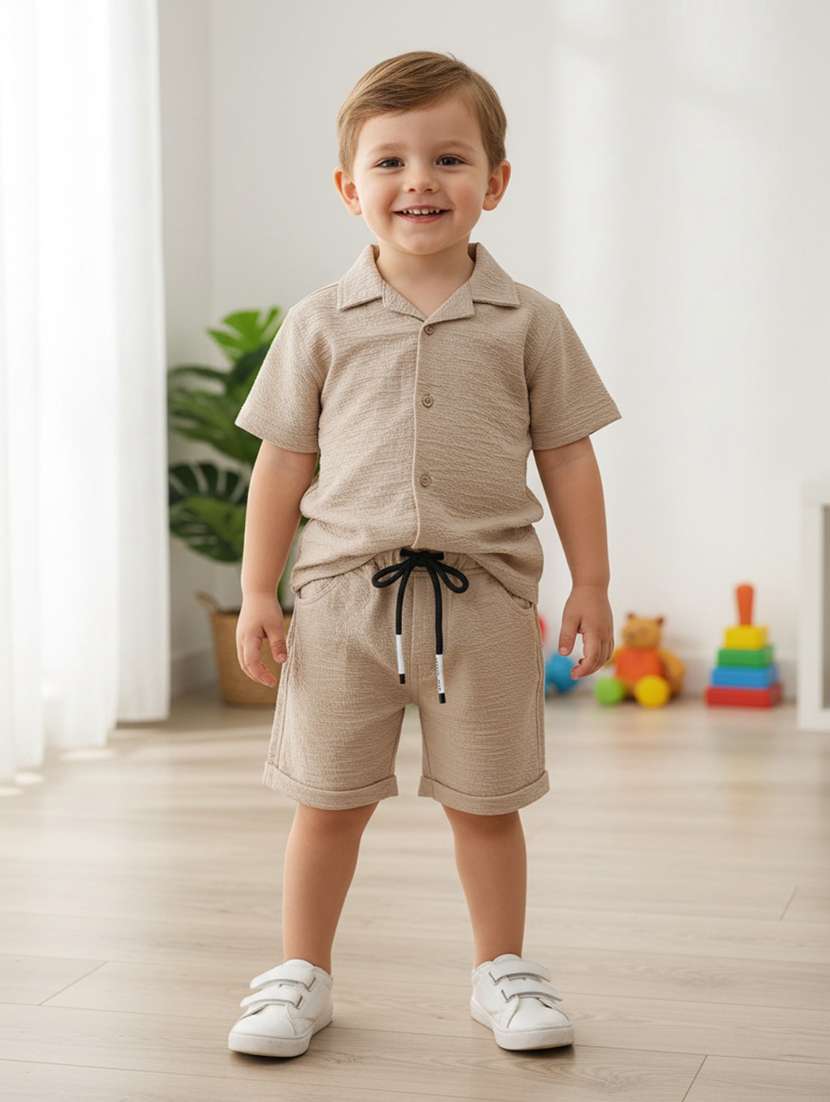 boys shirt and shorts co-ord set