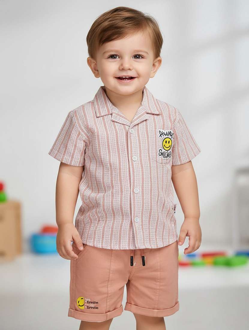 boys shirt and shorts co-ord set