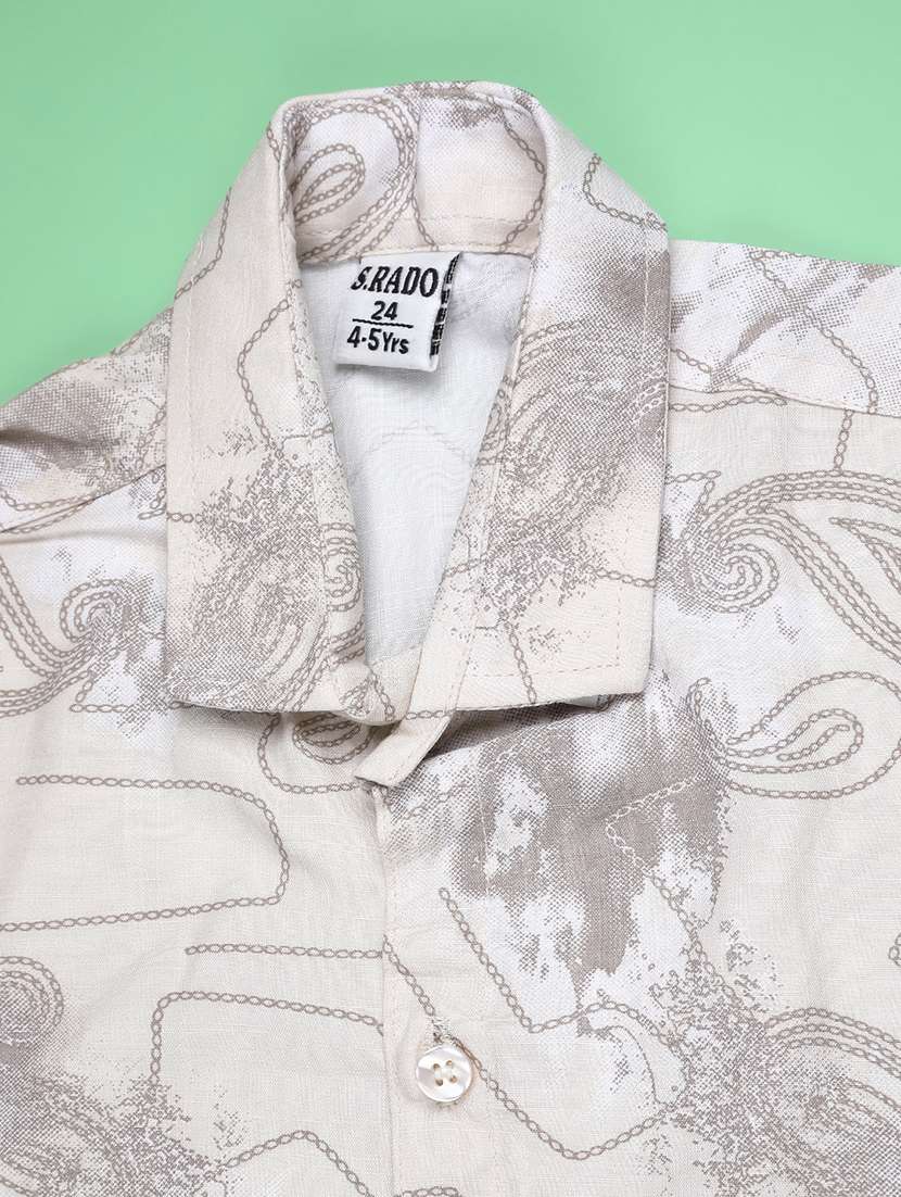 kids printed shirt and shorts set - 22294039 -  Standard Image - 3