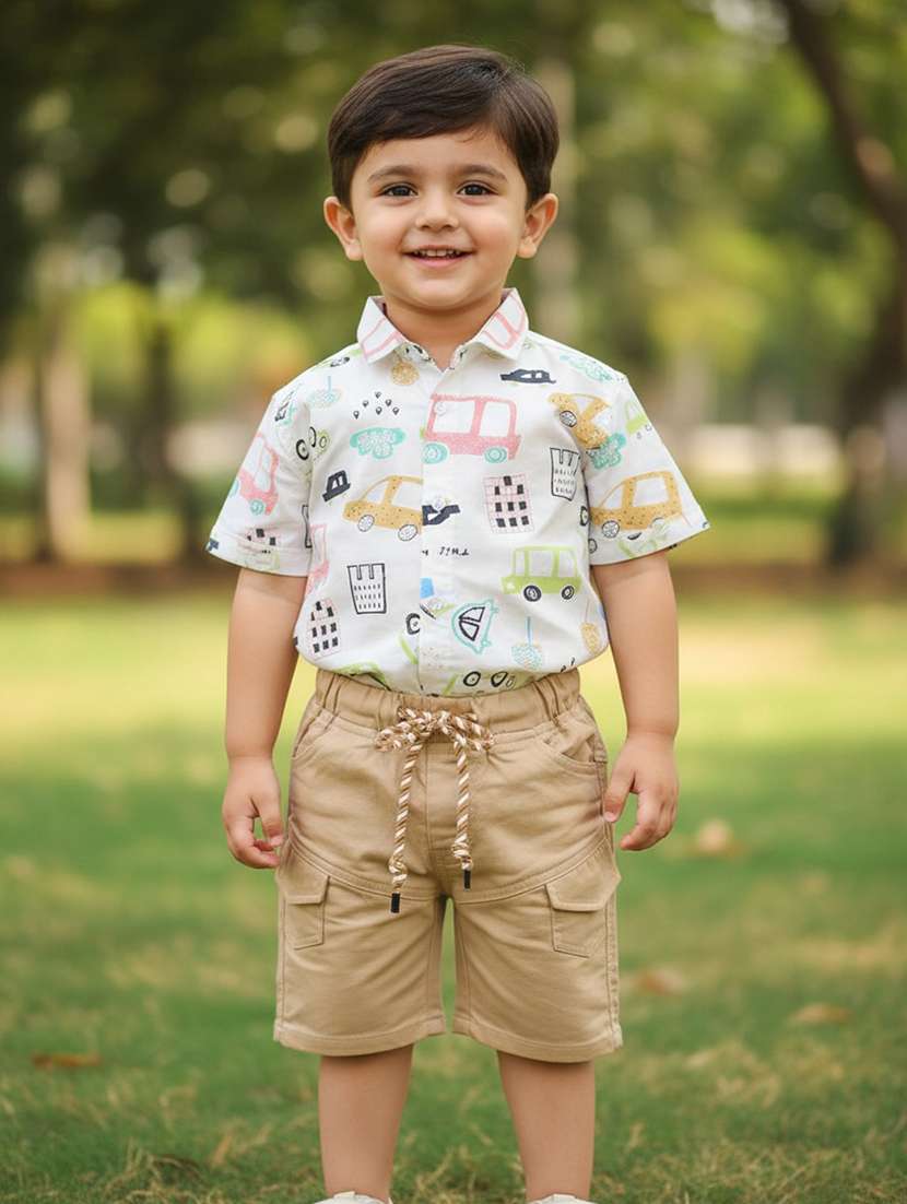 white cotton suit sets twin & dungree