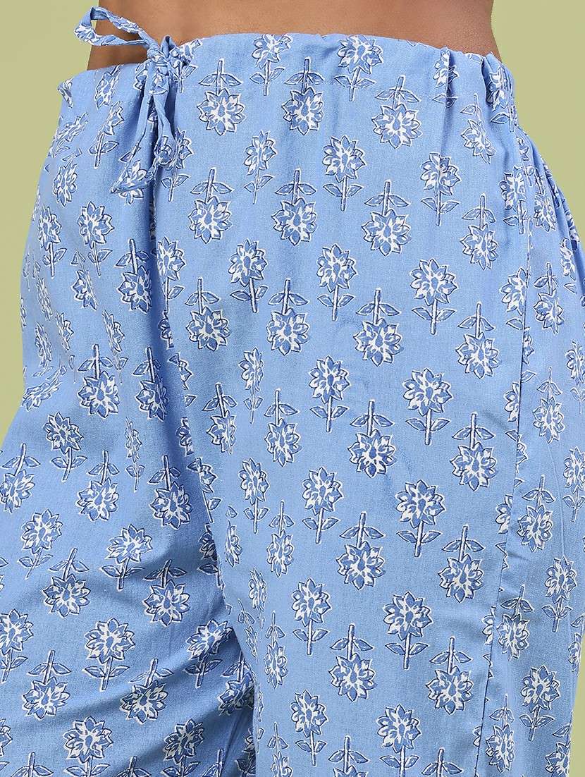 women printed three quarter sleeve kurta pant with dupatta set - 22294153 -  Standard Image - 5