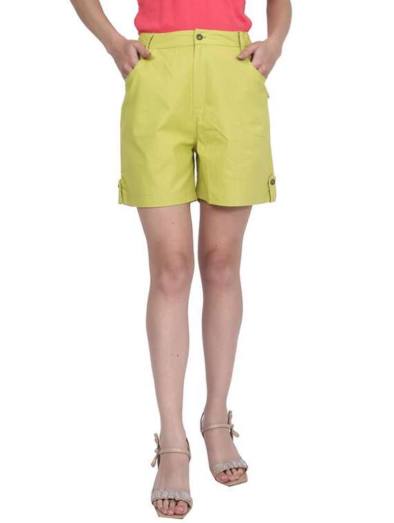 women solid mid rise tailored regular