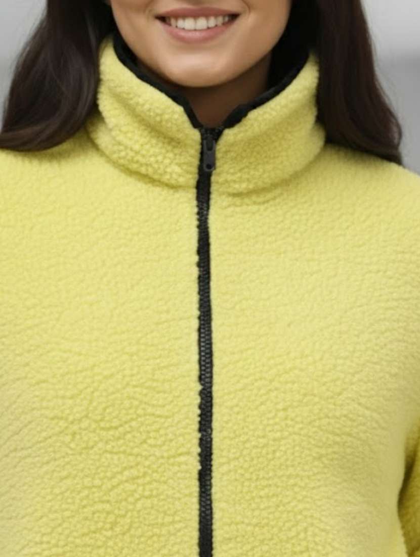 women solid long sleeve regular jacket - 22294264 -  Standard Image - 3