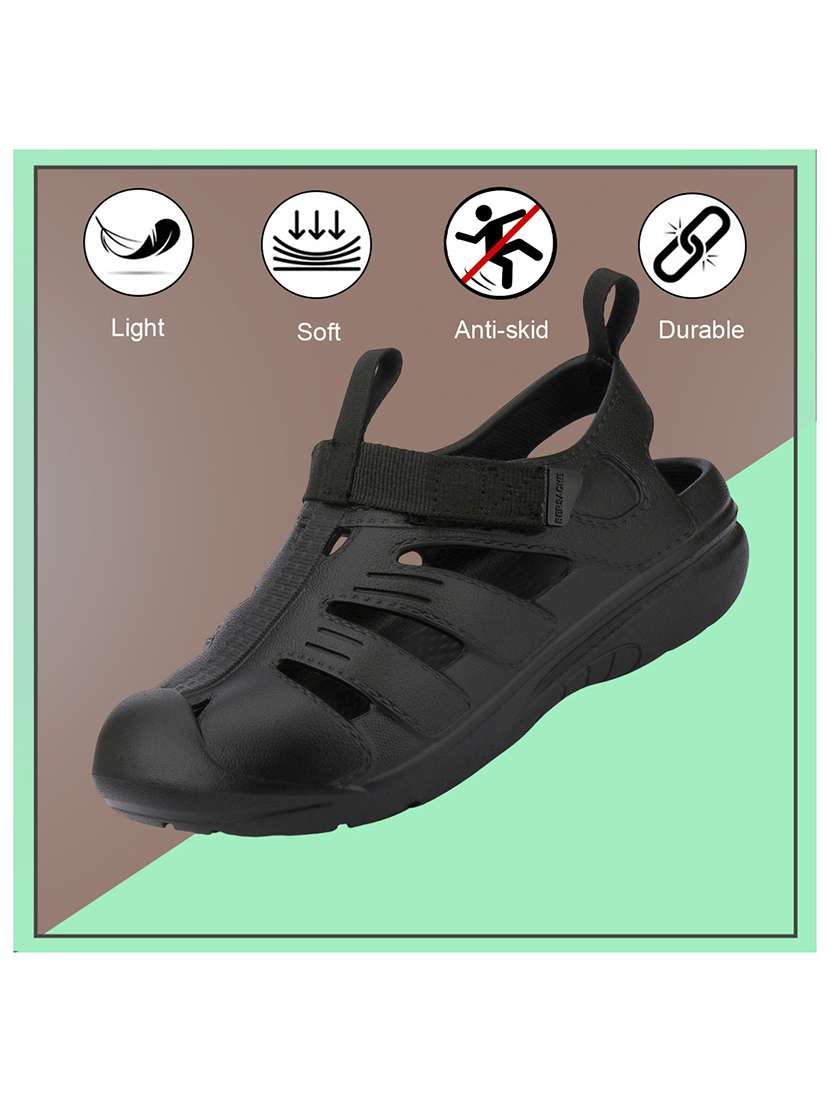 men solid slip on clog - 22294282 -  Standard Image - 3