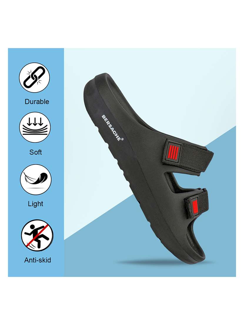 men solid slip on slider - 22294285 -  Standard Image - 3