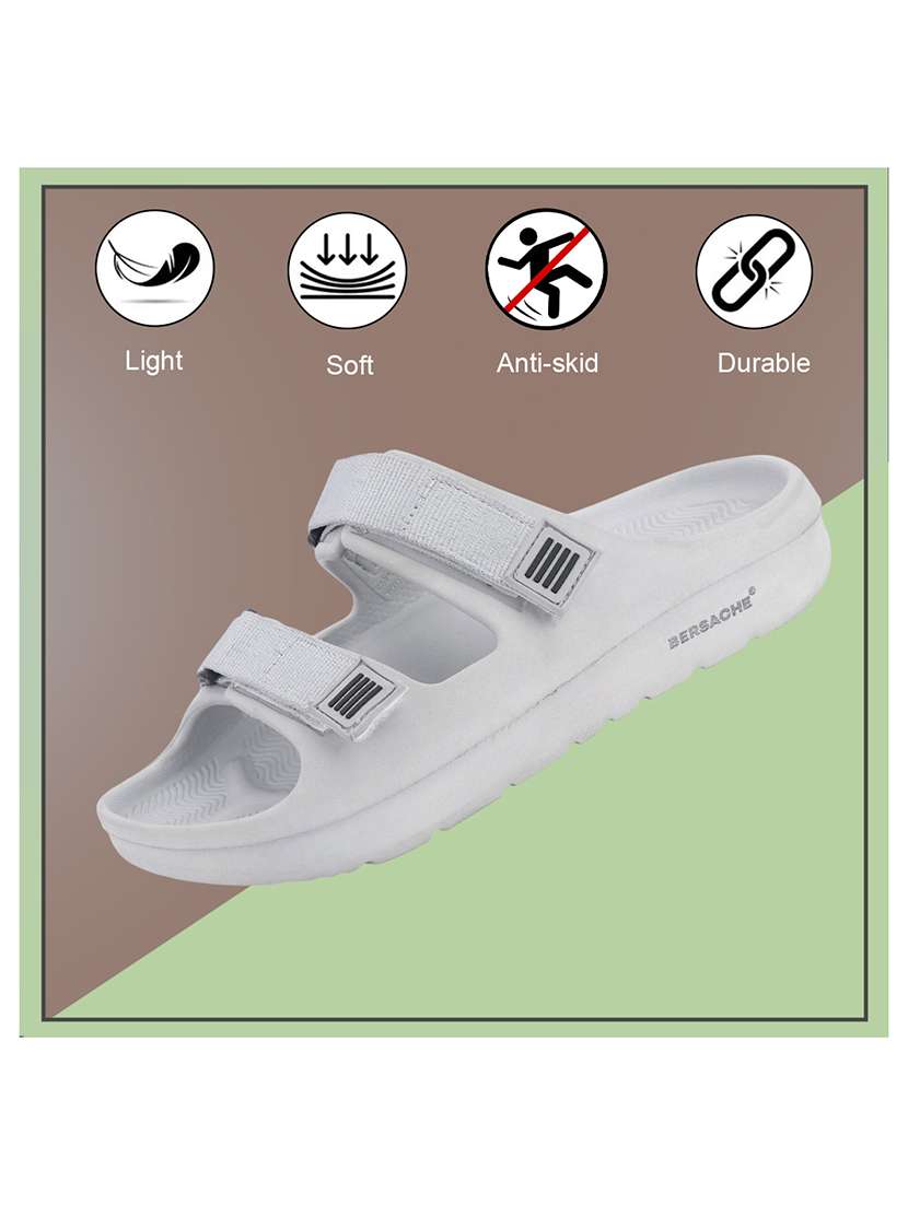 men solid slip on slider - 22294286 -  Standard Image - 3