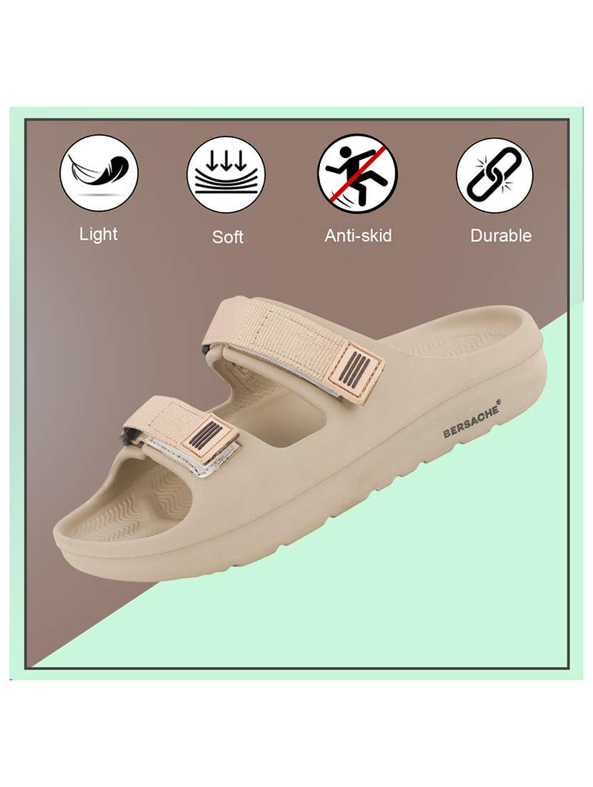 men solid slip on slider - 22294287 -  Standard Image - 3