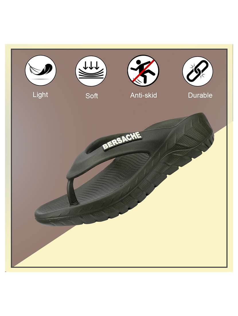 men solid toe seperator slipper - 22294293 -  Standard Image - 3