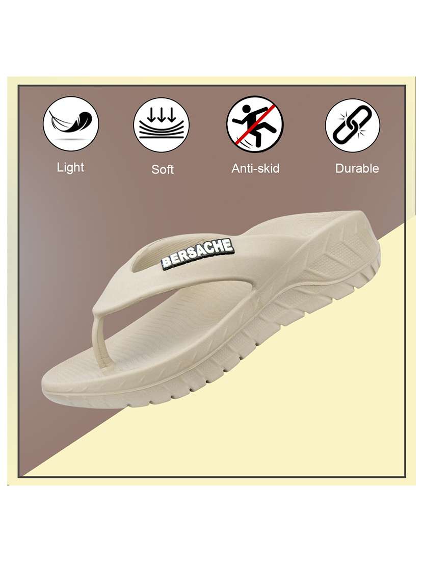 men solid toe seperator slipper - 22294294 -  Standard Image - 3