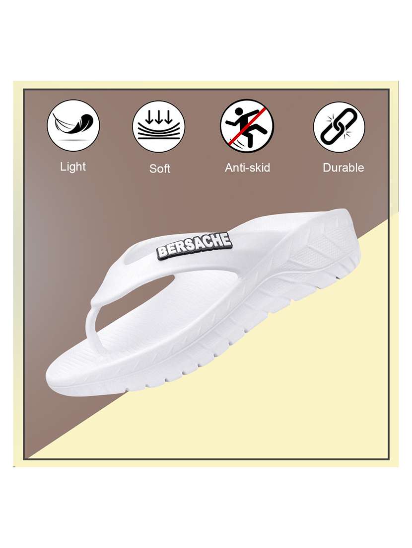 men solid toe seperator slipper - 22294295 -  Standard Image - 3
